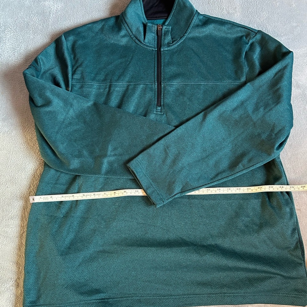 Callaway Men's Teal Zip-Up Sweater
